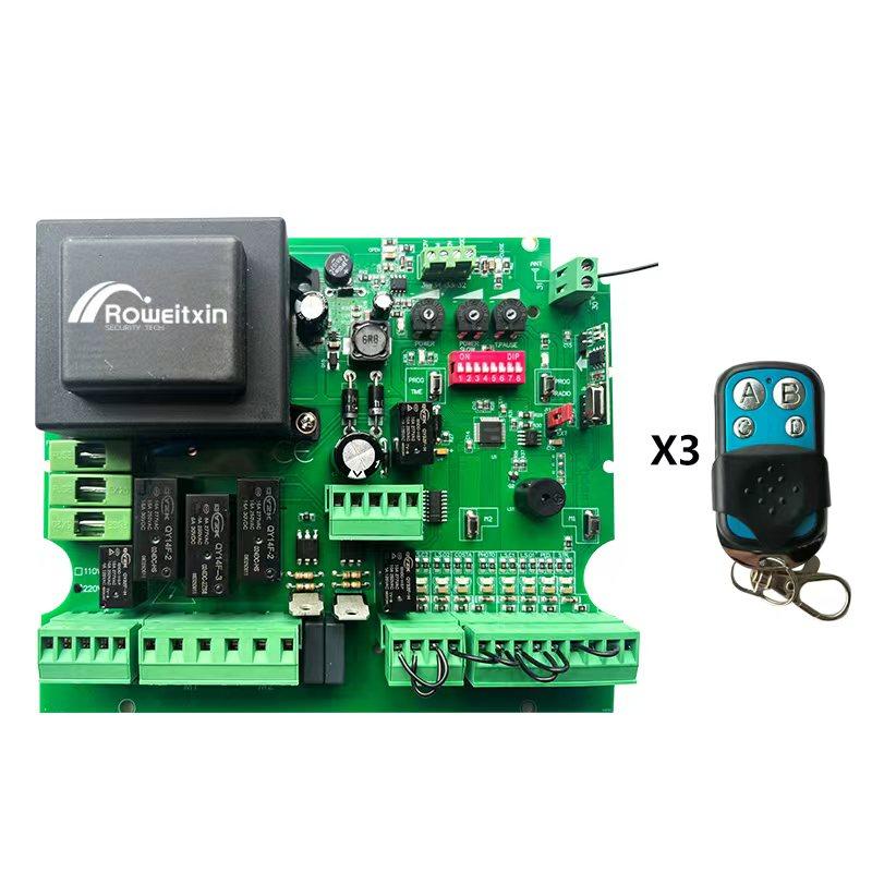 Schwing-/Schiebetor Platine 220V AC 433 MHz NC-Modell für Doppeltor-Schwing-/Schiebetor-Motor Platine