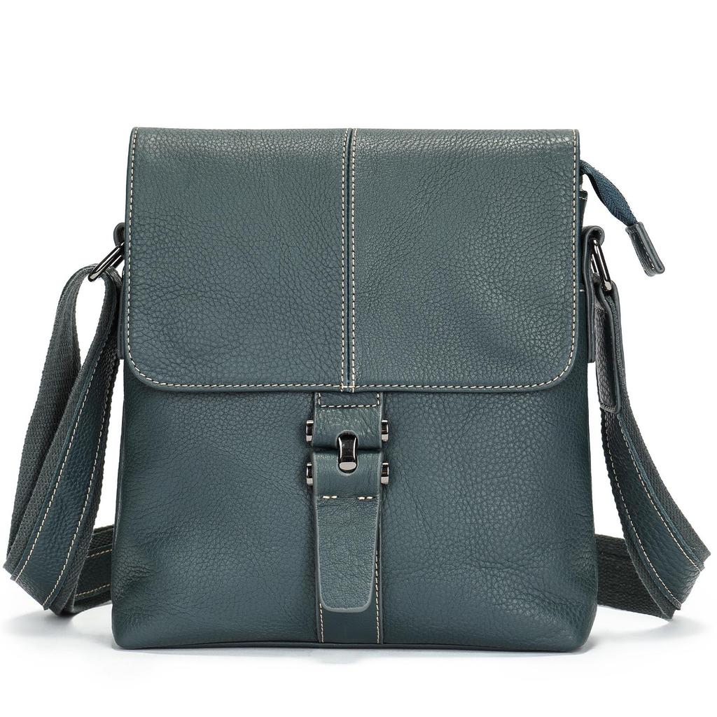 Malunt Men's Vintage Leather Crossbody Bag