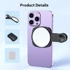 ABS Selfie Mirror Clip On Designs for Phone Rear Camera Photography Include Protective Storage Case and Cleaning Cloth