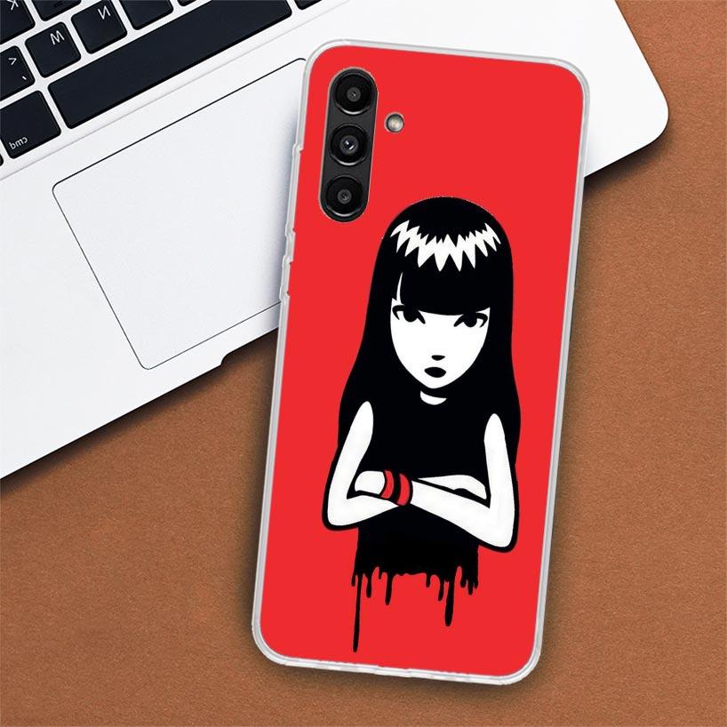 Comics Emily The Strange Phone Case For Samsung Galaxy A02S A12 A22 A32 A42 A52 A72 A51 A50S A71 A41 A31 A21S A70S A40 A30S A20E
