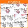 Bracciale Unico a Cuore con Strass in Lega per Celebrare i Legami Familiari e le Pietre Miliari