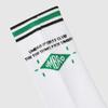 Graphic Wording Cushioning Crew Socks White UR123CSC25