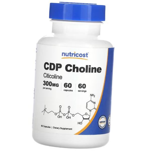 

Холін, Цитиколін, CDP Холін (Цитиколін) 300, Nutricost (36647075) 60caps