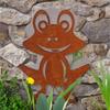 Roestige Kikker IJzerkunst Herten Silhouet Tuin Inzetstuk Metalen Ornament Binnenplaats Decoratie