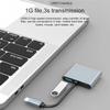 4'ü 1 Arada USB C Docklama İstasyonu Çift HDMI 4K@60Hz Adaptör USB 3.0 HUB Type C'den HDMI'a USB C Ayırıcı Adaptör OTG Dizüstü Bilgisayar Macbook İçin