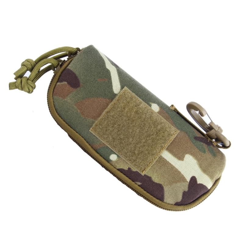 Sunglasseses Case Carrying Case Glasses Holder Waist Attachment For Camping Easy Opening Zip Pouch