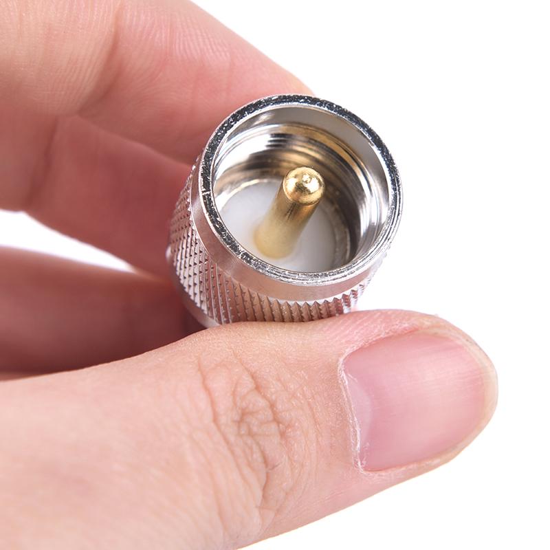 Pl259 Uhf Plug Male To Bnc Socket Female Rf Adapter