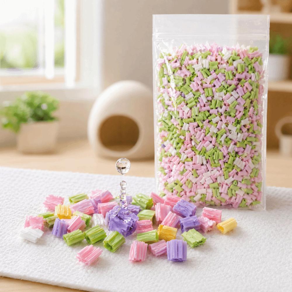 Paper Pulp Shavings Paper Litter Odor Control PET Cage Litter Small Animal Accessories Habitat
