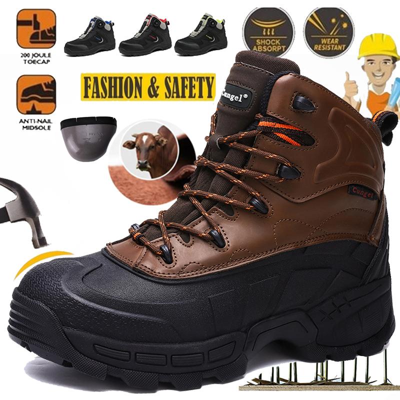 Cungel Hombres Zapatos de seguridad de invierno Steel Toe Casual Shoes  Puncture -Proof Light Weight Work Safety Sneakers For Men comprar a buen  precio — entrega gratuita, reseñas reales con fotos — Joom