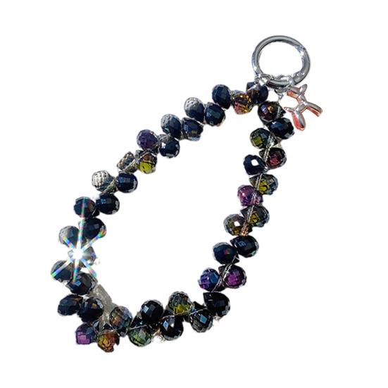 

Штучний кришталевий ремінець для телефону Блискучий ремінець на зап ястя для телефону Шарм-підвіска Bling Ремінець з кишенею для карт Модний аксесуар Подарунок для дівчат Найкращих подруг G