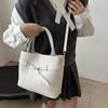Fall New Woven Bucket Bag Women Minimalist Versatile Shoulder Crossbody High-end Handheld Purse CLE