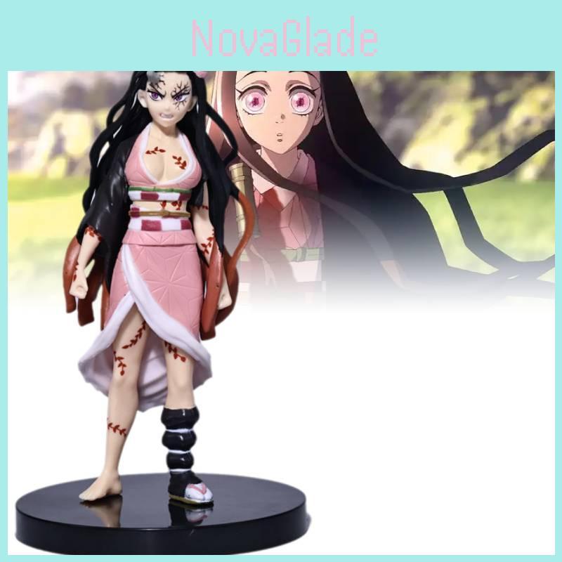 High Quality Pvc Demon Slayer Nezuko Kamado Figurine Collectible Model Kit For Anime Fans