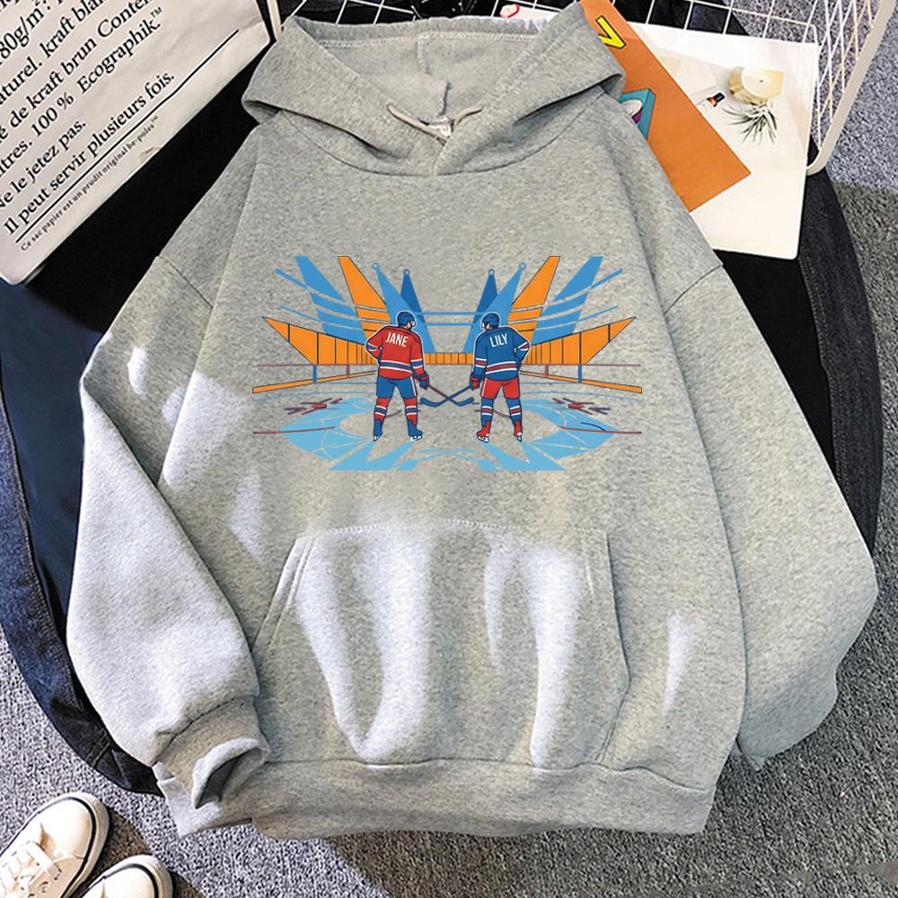 Heated Rivalry Hockey Hoody Jane & Lily Fan HOODIE Manga Style High Quality for Autumn/Winter Sweatshirt with Hooded Fleece