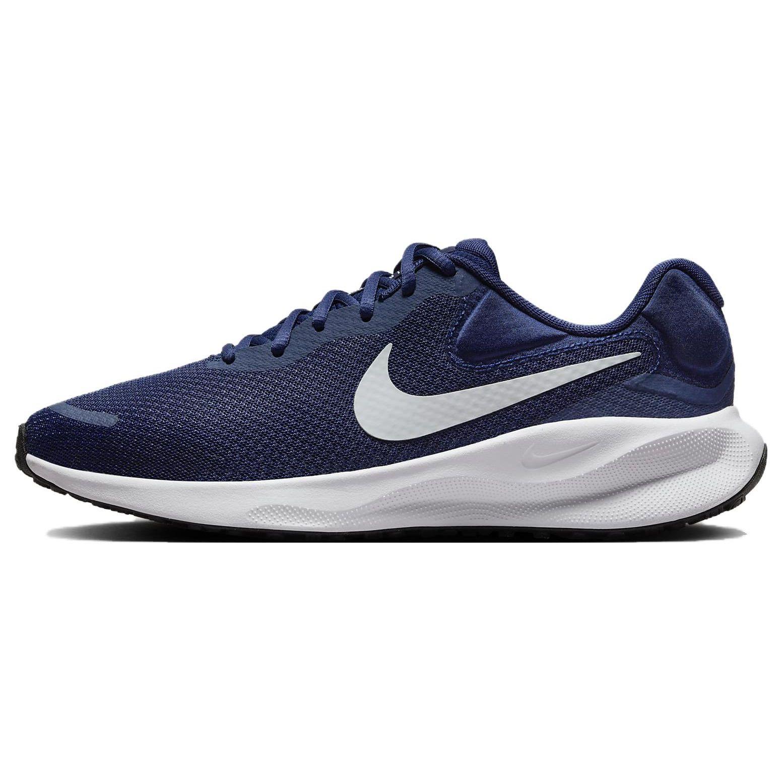 Nike Revolution 7 Men Midnight Navy Black White Pure Platinum FB2207-400 EU 43