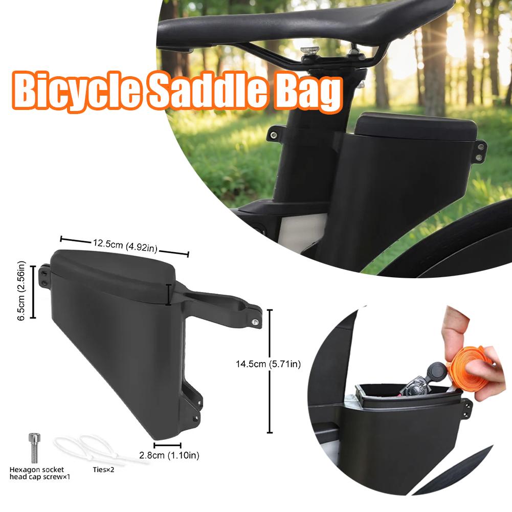 Road Bike Tail Bag Waterproof Bike Teardrop Seatpost Bag Large Capacity Bike Seatpost Torpedo Saddle Bag for Outdoor Sports nero