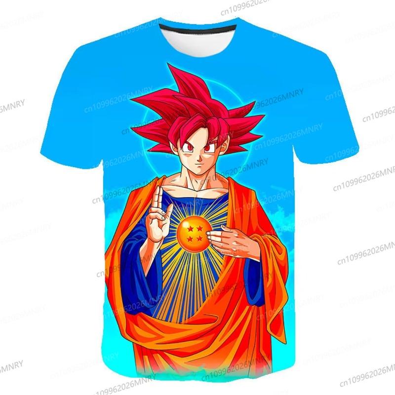 2026 New 3D Print Summer Men Women Dragon Ball Z Goku Ronaldo 7 Soccer Jersey Training Sports T-Shirt