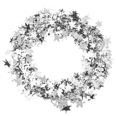 7,5 m Kleine Sterne Girlande Weihnachtsbaum Hochzeitsfeier Dekoration Bekleidungszubehör (Silber)