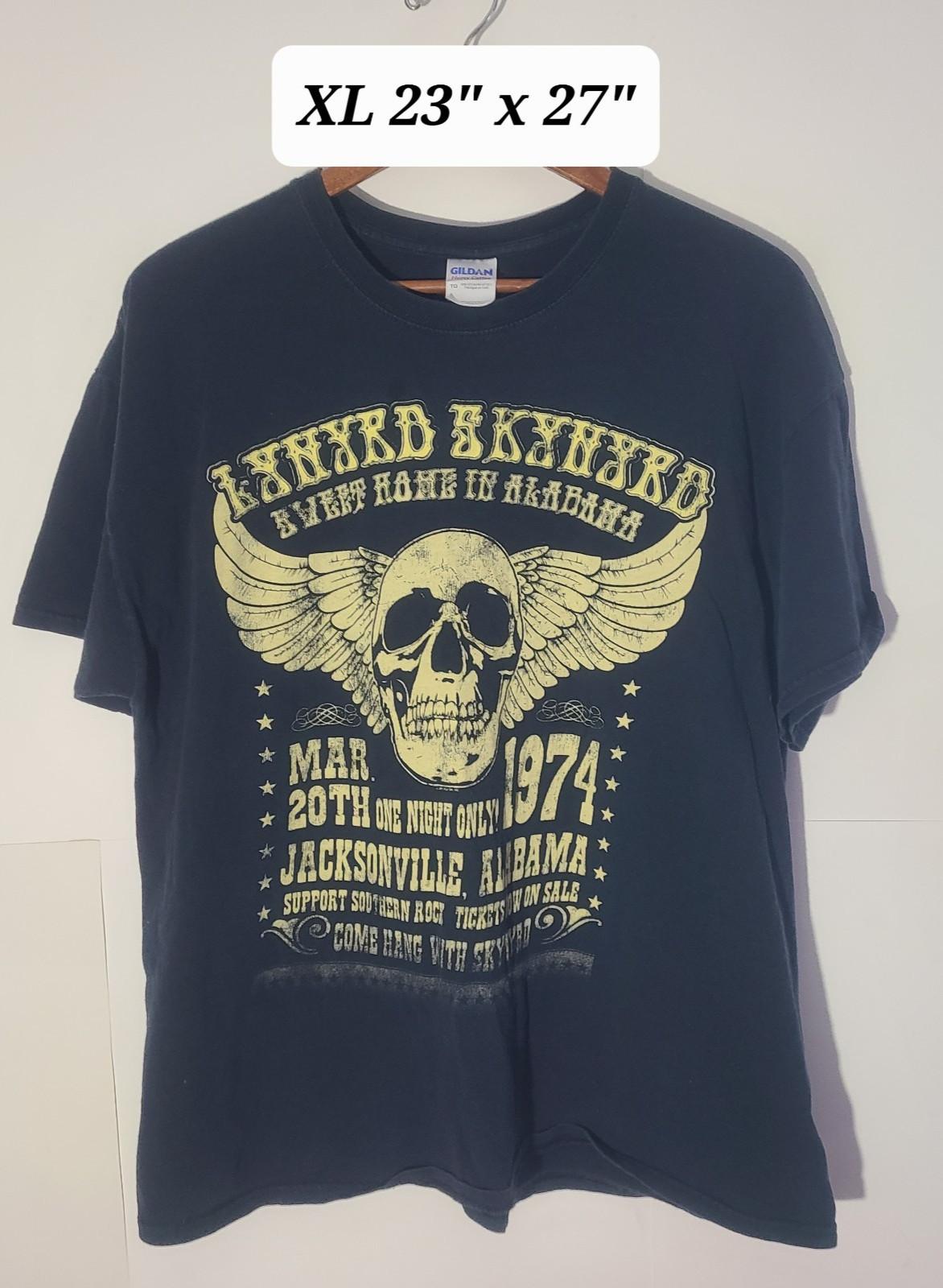 Lynard Skynard Sweet Home in Alabama 2011 XL Black T-Shirt Southern Rock Unisex T-Shirt M