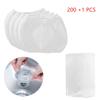 200 Pcs Sink Strainer Bag Sink Filter Net with Storage Case Sink Mesh Bag for Kitchen Waste Garbage