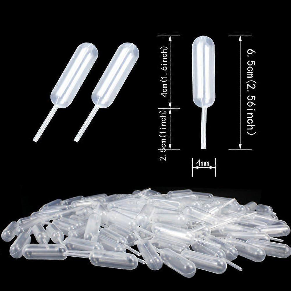 High Quality Brand New 350pcs 4ml Plastic Pipettes Squeeze Transfer Pipettes