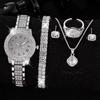 Digital Roman Pattern Women'S Watch Cornucopia Gypsy Rhinestone Diamond Bracelet Women'S Light Luxury Watch