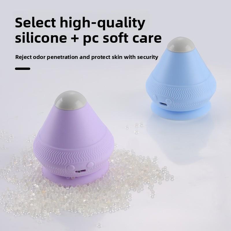 Smart Auto-Adhesive Muscle Recovery Ball-Multi-Zone Pulsation Massager for Feet/Neck/Back with Adjustable Heat & Vibration Modes
