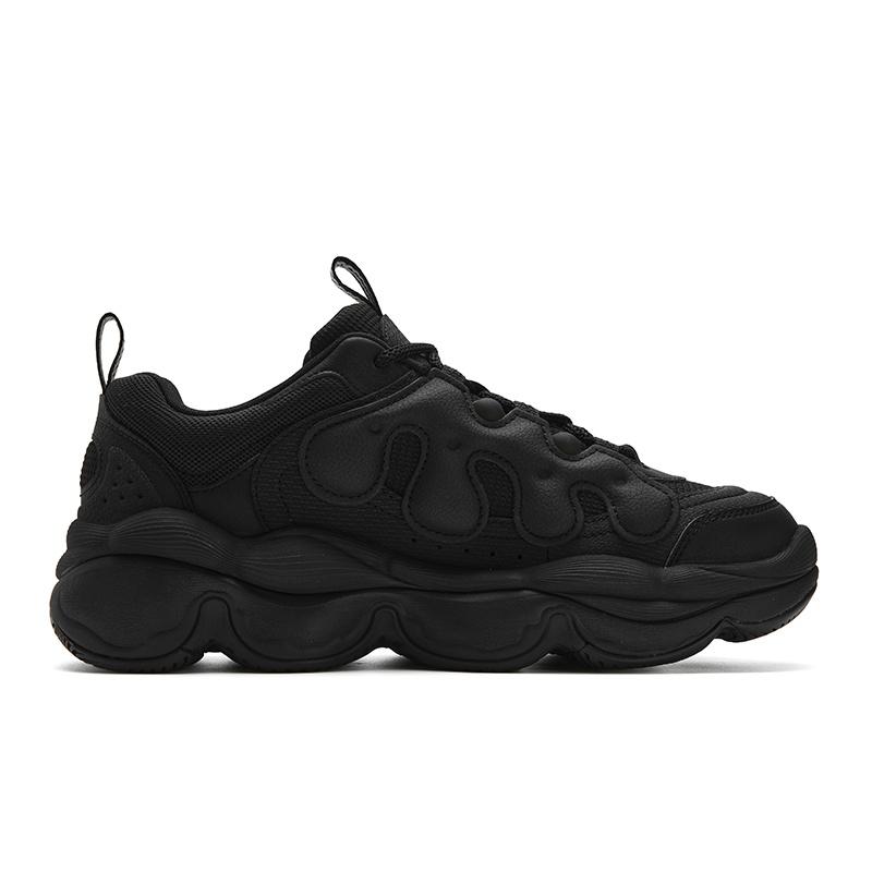 Fila PEASE Abrasion Resistant Cushioning Coverage Low Top Casual Shoes Men's Black F12M541114FBK