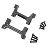 RC CNC Aluminum Alloy Bumper Bracket Set for 118 Car Front and Rear Bumper Mount Black