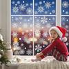 Snowflake Stickers Christmas Decor Window Glass Home Room Wall Stickers for Christmas Party Supplies DIY New Year Gift Navidad