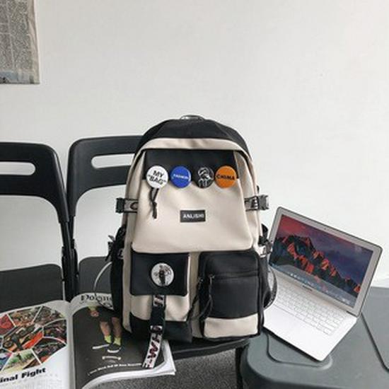 Large Capacity Unisex Backpack for Students: Ideal for High School, College, and Travel