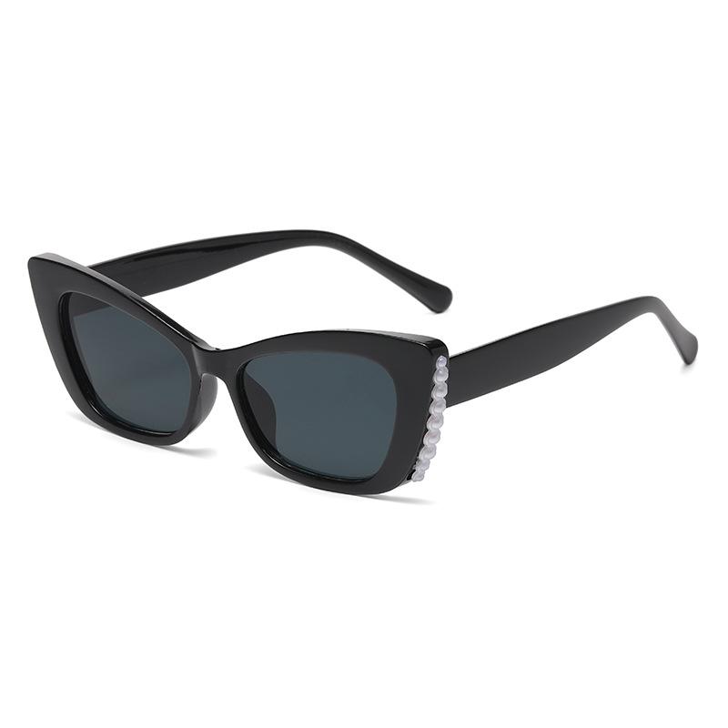 

JYL TS Square Glasses Unisex Blue Light Blocking Old Money 18184 A-7912 квасолі чорного кольору