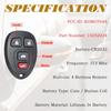 Keyless Entry Remote Control Key Fob Replacement Fits for Chevy Malibu Cobalt 2005-2012 Pontiac G5 G6 Grand Prix Solstice 2005-2010 Buick Lacrosse