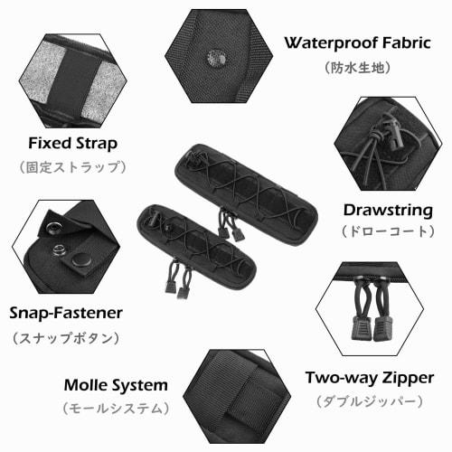 TRIWONDER Molle Pouch, Accessory Pouch, Airsoft Pouch, Tactical Pouch, Survival Pouch, Knife/Tool Pocket, Multi-Function Pouch, Military Pouch, Tactic