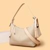 Women's Textured Hobo Bag Stylish Shoulder Bag with Detachable Small Pouch for Daily Use