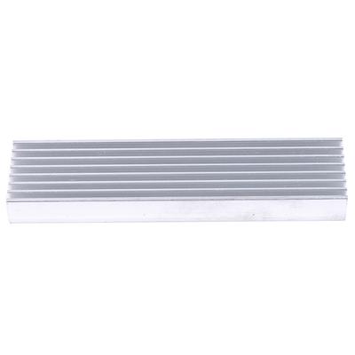 100*25*10Mm Aluminum High Power Heatsink Electronics Radiator