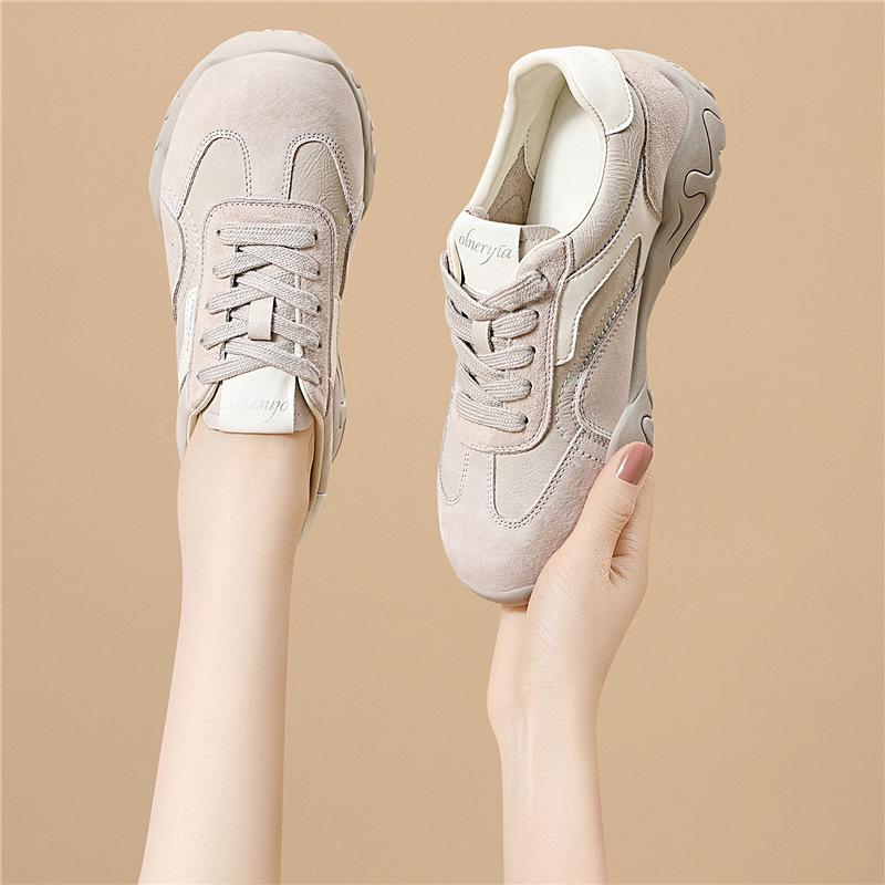 

Retro style German training shoes breathable new spring versatile casual shoes outdoor platform .cm sports fashion women s shoes 35