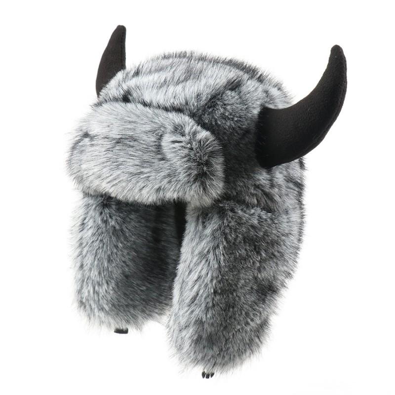 Winter Thick Faux Fur Trapper Hat With Ear Flaps Unisex Warm Windproof Ski Cap Cold Weather Outdoor