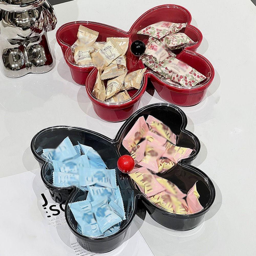 Butterfly-shaped Candy Storage Box Reusable Divided Serving Platter Fruit Plate Tray Fruit Trays