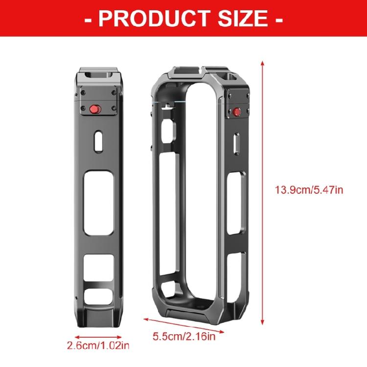 Camera Cage For X5 Extended Protective Frame Case Housing Case Frame Bracket For X5 Action Camera Accessories