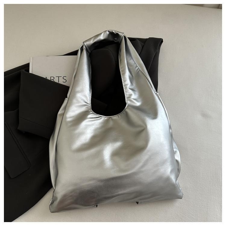 New Fashion Women's Bowknot Design Minimalist Chic Large Capacity Armpit Single Shoulder Bag