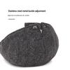 Men's Autumn & Winter Knitted Duckbill Cap with Velvet - Fashionable British Newsboy Beret