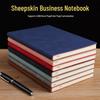 Luxury Sheepskin A5 Notebook: Thick, High-Value Skin-Feel Planner for Office Use