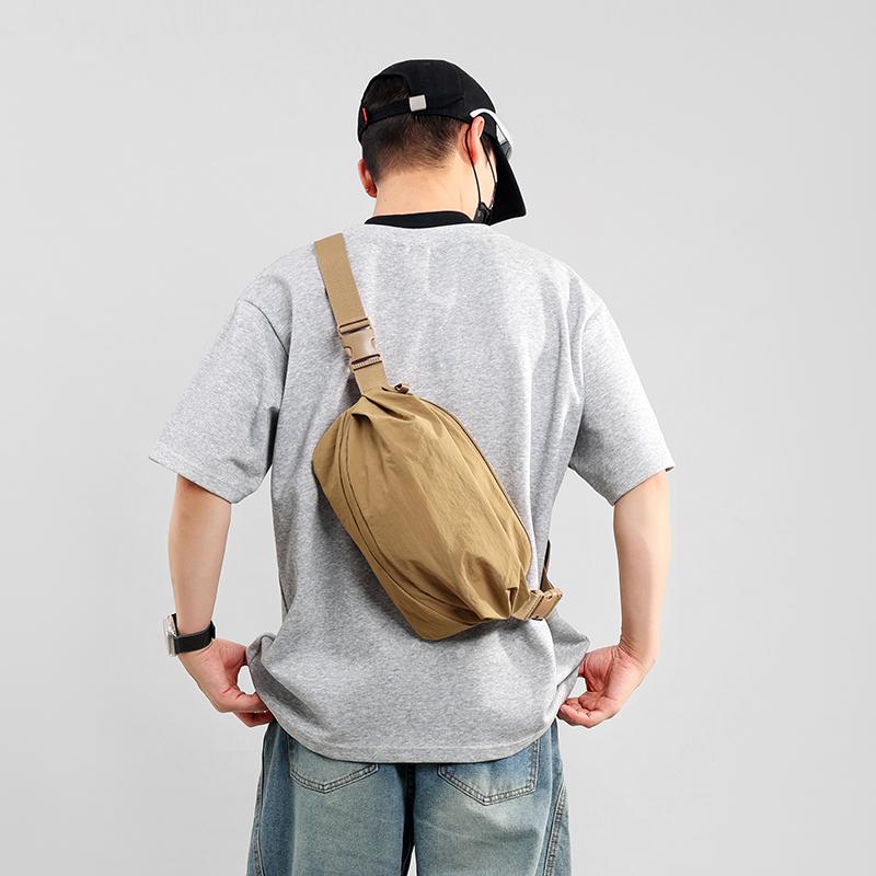 Large Capacity Crossbody Shoulder Bag Women's Sports Outdoor Waterproof Chest Bag