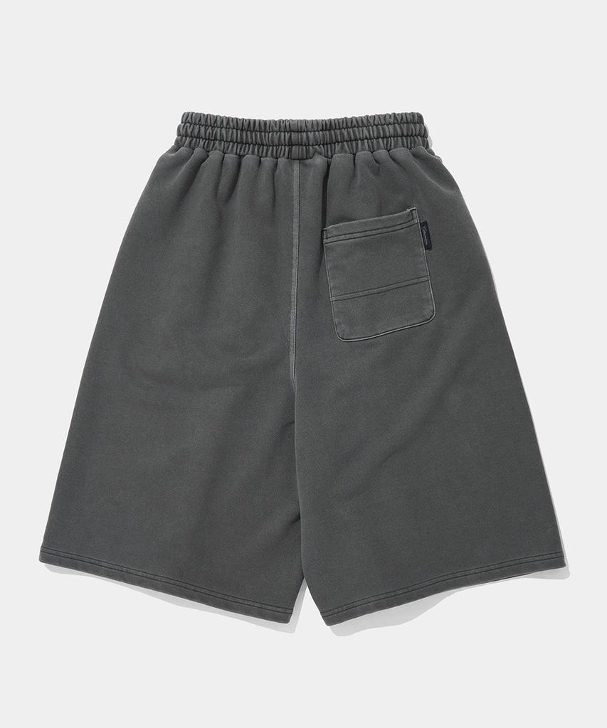 COLUMBIA UNIVERSITY Ny Street Tail Dyed Terry Shorts Pants_Charcoal