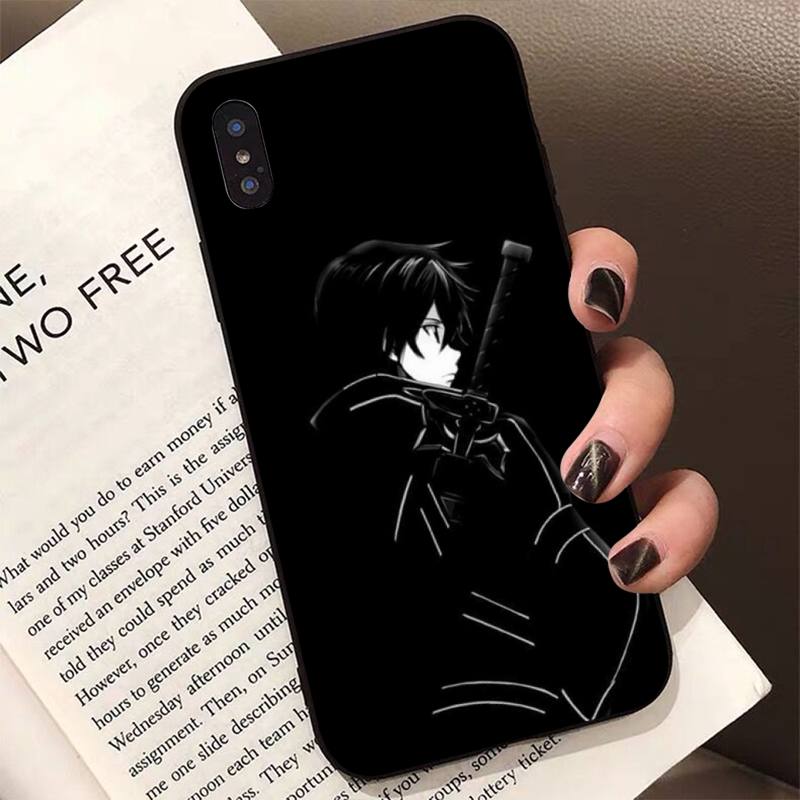 Anime Sword Art Online SAO Phone Case for iPhone 11 12 13 mini pro XS MAX 8 7 6 6S Plus X 5S SE 2020 XR case