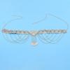 Hollowed Coin Waist Chain Lady Dress Chain Ethnic Waist Jewelry Accessory Aesthetic Chain Belt Party Waist Decoration