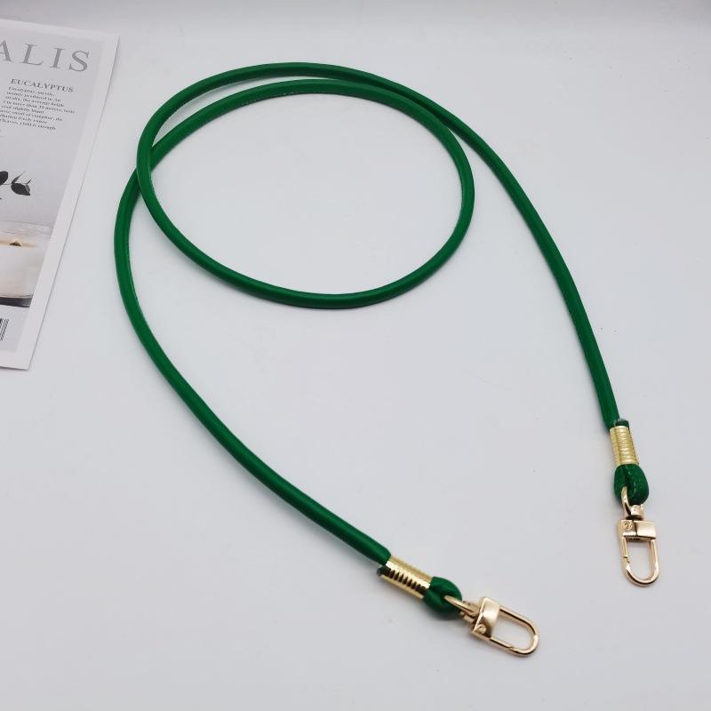 Simple and Versatile PU Square Buckle Round Leather Rope Replaceable Bag with One-shoulder Diagonal Mobile Phone Lanyard Bag Accessories