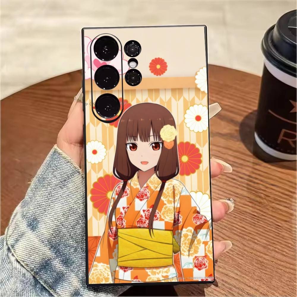 Love Is War CharacterS Fujiwara Miko Phone Case For Samsung S25,S24,S21,S22,S23,S20,Ultra,S26,Plus,Fe,Note,5G Black Cover
