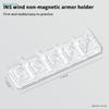 Transparent Acrylic Nail Display Stand Mannequin Holder for Press On Nails Without Magnet Training Base