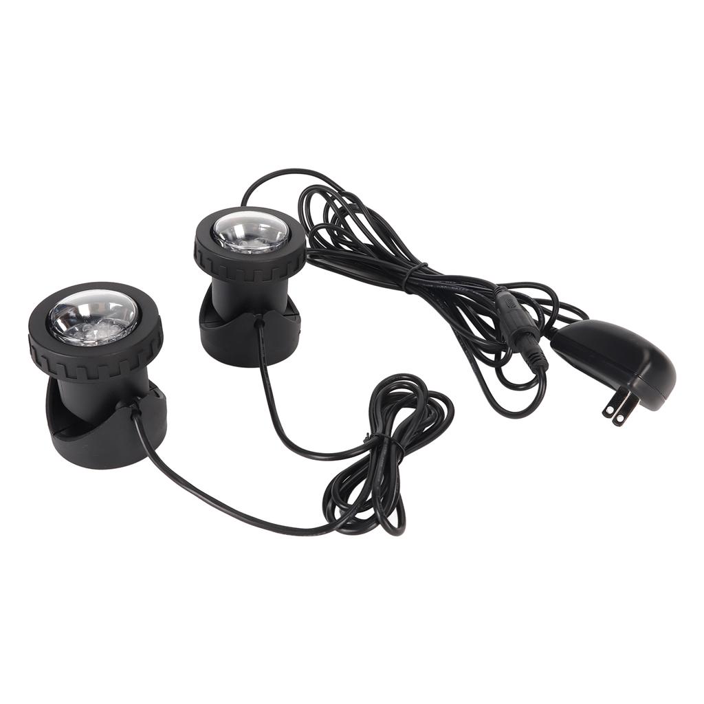 Pond Lights Color Changing IP68 Waterproof Submersible LED Spotlights with Colored Lenses for